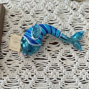 Laved Fish Ornament - Blue - Vintage Limited Edition - New
